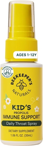 Beekeeper's Naturals Kids Propolis Throat Spray -- 1.06 fl oz - Vitacost