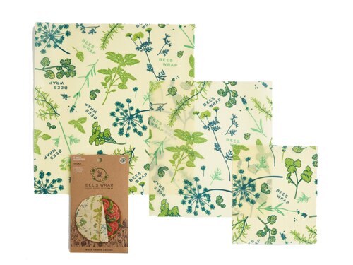 Bee's Wrap Assorted Wraps Vegan Herb Garden