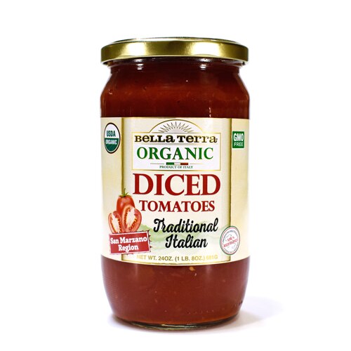 Bella Terra Organic Diced Tomatoes -- 24 oz