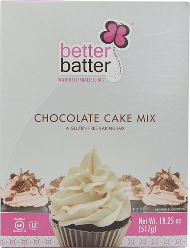 Better Batter Cake Mix Gluten Free Chocolate -- 18.25 oz