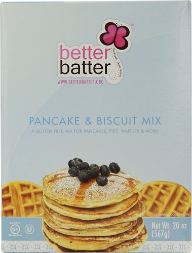 Better Batter Pancake and Biscuit Mix Gluten Free -- 20 oz