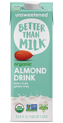 Better Than Milk Organic Almond Drink Unsweetened
