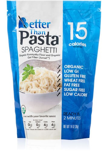 Better Than Pasta Organic Konnyaku Spaghetti Pasta Gluten Free
