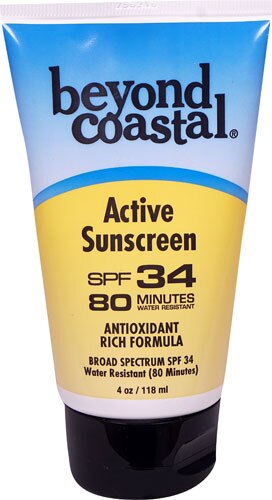 Beyond Coastal Active Sunscreen SPF 34 -- 4 fl oz