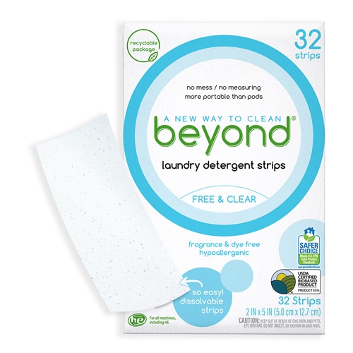 Beyond Laundry Detergent Sheets 32 Loads Free & Clear