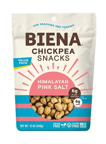 Biena Chickpea Snacks Himalayan Pink Salt -- 12 oz