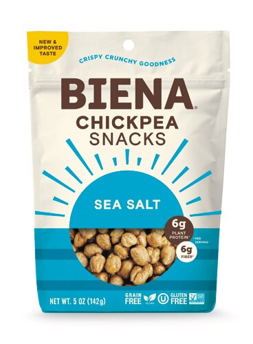 Biena Chickpea Snacks Sea Salt -- 5 oz