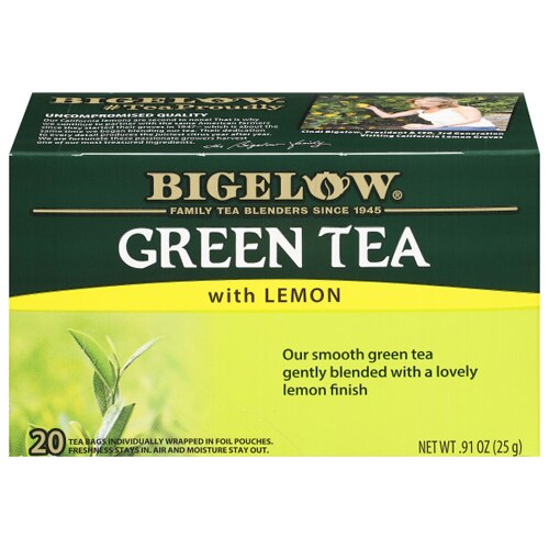 Bigelow Tea Green Tea Lemon -- 20 Tea Bags