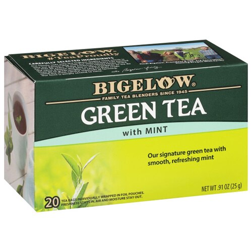 Bigelow Tea Green Tea Mint -- 20 Tea Bags