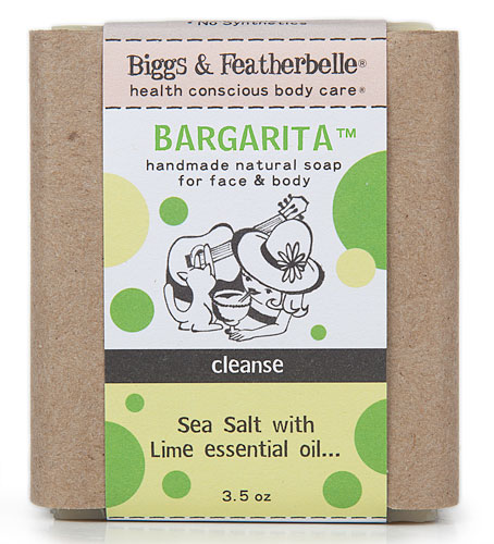 Biggs & Featherbelle Bargarita Natural Bar Soap Sea Salt with Lime -- 3.5 oz
