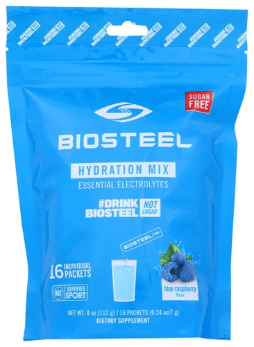 BioSteel Hydration Mix Packets Blue Raspberry