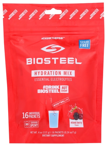 BioSteel Hydration Mix Packets Mixed Berry