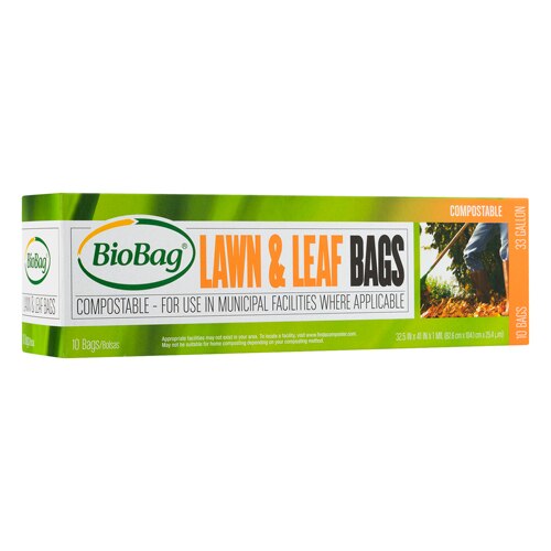 Biobag Lawn & Leaf Bags -- 10 Bags