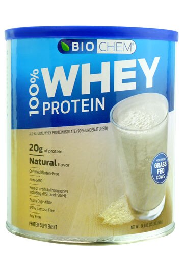 Biochem Sports Whey Protein Powder Natural -- 24.6 oz