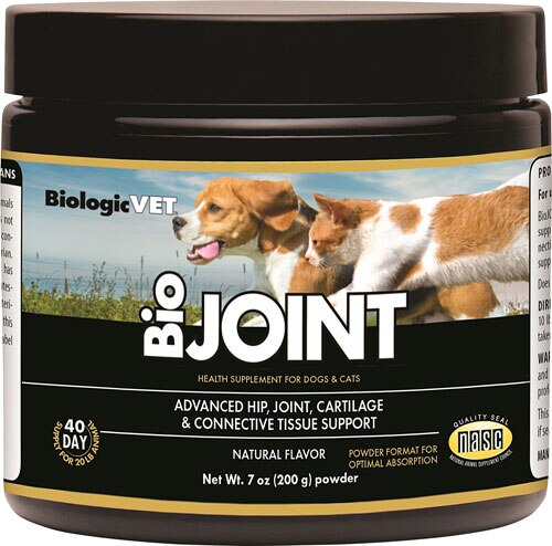 BiologicVET BioJOINT Advanced Joint Mobility Support Powder for Cats & Dogs -- 7 oz