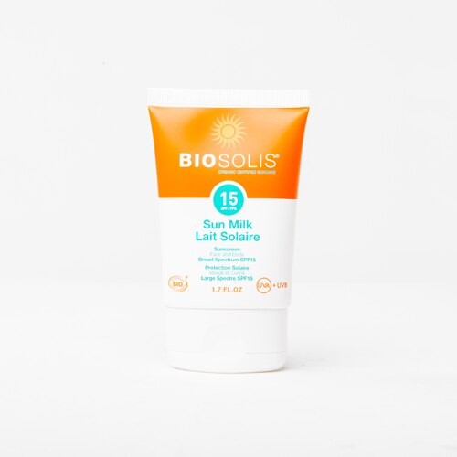Biosolis Sun Milk Face and Body Sunscreen Broad Spectrum SPF 15 -- 1.7 fl oz