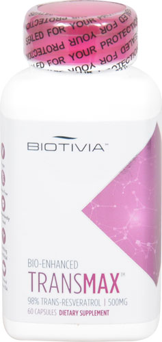Biotivia Transmax Trans-Resveratrol -- 500 mg - 60 Capsules