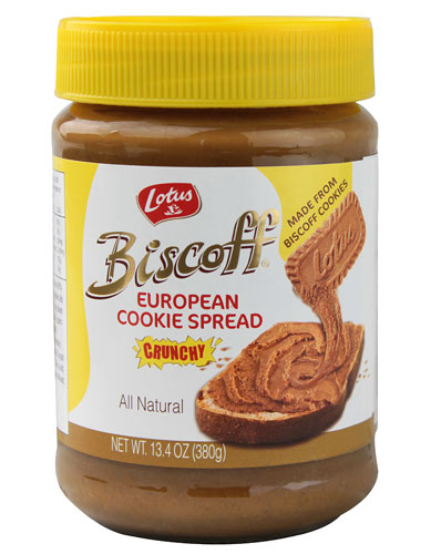 Biscoff European Cookie Butter Crunchy -- 13.4 oz