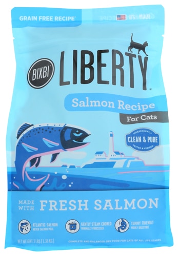 Bixbi Liberty Cat Dry Food Grain Free Salmon Recipe