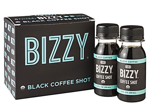 Bizzy Organic Cold Brewed Coffee Shots Black -- 6 Bottles
