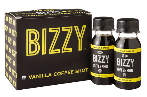 Bizzy Organic Cold Brewed Coffee Shots Vanilla -- 6 Bottles