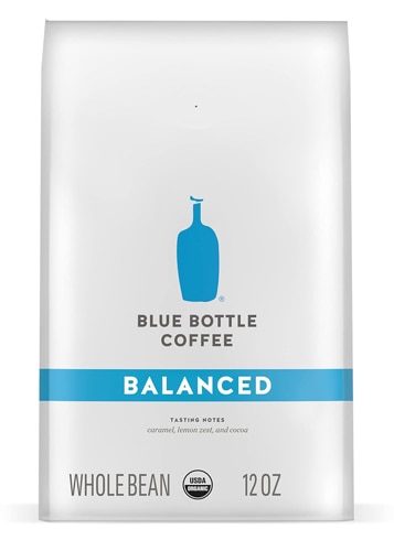 Blue Bottle Organic Whole Bean Coffee Medium Roast Balanced