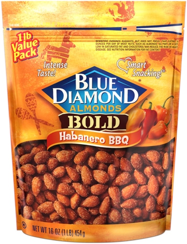 Blue Diamond Kosher Almonds Bold Habanero BBQ