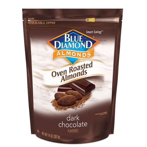 Blue Diamond Kosher Oven Roasted Almonds Dark Chocolate