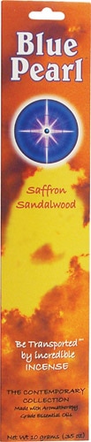 Blue Pearl Incense Saffron Sandalwood -- 0.35 oz