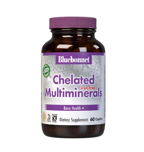 Bluebonnet Nutrition Albion® High Potency Chelated Multiminerals Iron Free