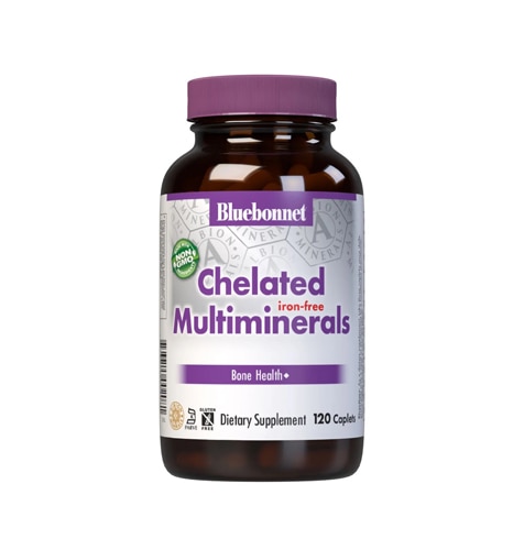 Bluebonnet Nutrition Albion® High Potency Chelated Multiminerals Iron Free