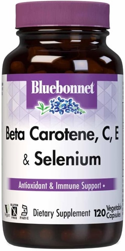 Bluebonnet Nutrition Beta-Carotene - C - E - Plus Selenium