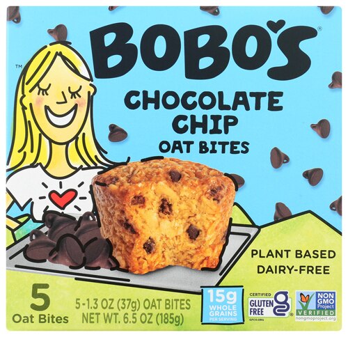 Bobo's Non-GMO Oat Bites Original with Chocolate Chips -- 5 Bites