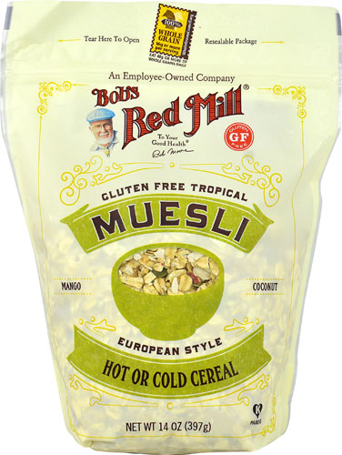 Bob's Red Mill Gluten Free Kosher European Muesl Tropical Mango Coconut