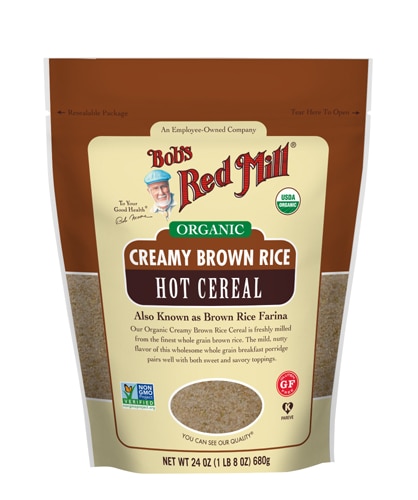 Bob's Red Mill Gluten Free Kosher Organic Creamy Brown Rice Hot Cereal
