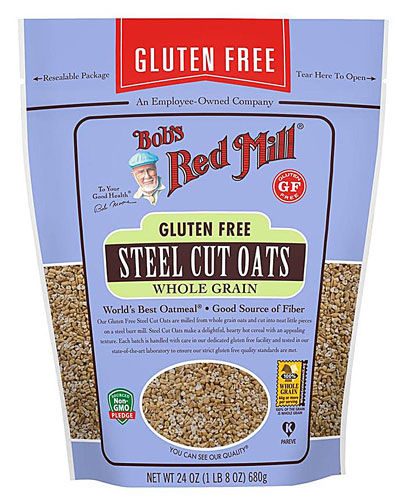 Bob's Red Mill Gluten Free Kosher Steel Cut Whole Grain Oats