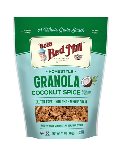 Bob's Red Mill Gluten Free Non-GMO Homestyle Granola Coconut Spice