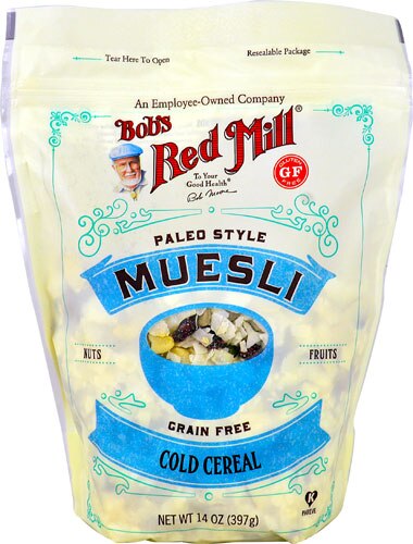 Bob's Red Mill Grain Free Paleo Muesli Nuts Fruits -- 14 oz