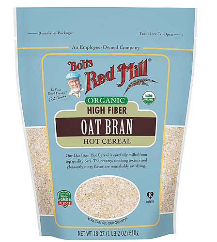 Bob's Red Mill Kosher Organic High Fiber Oat Bran Hot Cereal
