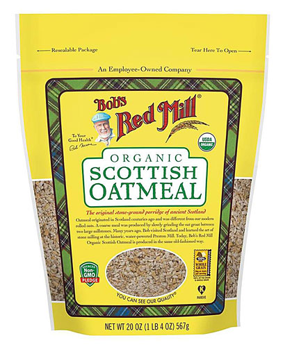 Bob's Red Mill Kosher Organic Whole Grain Scottish Oatmeal
