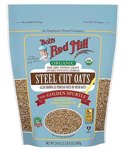 Bob's Red Mill Kosher Organic Whole Grain Steel Cut Oats
