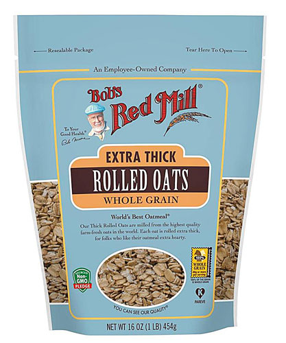 Bob's Red Mill Kosher Whole Grain Rolled Oats Extra Thick