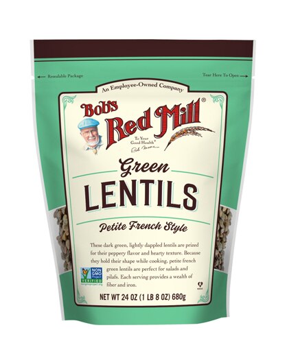Bob's Red Mill Non-GMO Petite French Style Green Lentils -- 24 oz