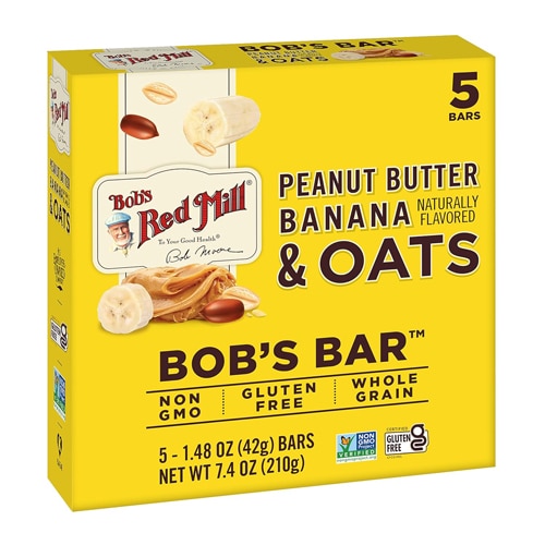 Bob's Red Mill Oat Bar Gluten Free Peanut Butter Banana & Oats