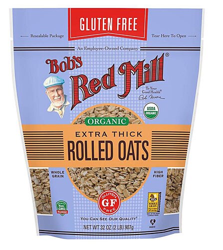Bob's Red Mill Organic Gluten Free Rolled Oats Extra Thick -- 32 oz