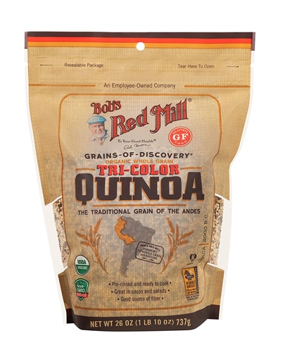 Bob's Red Mill Organic Tri-Color Quinoa Grain -- 26 oz