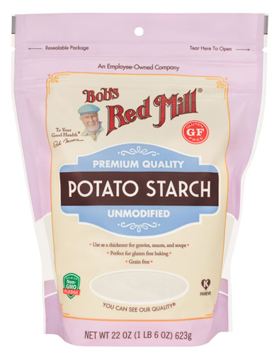 Bob's Red Mill Premium Quality Gluten Free Potato Starch Unmodified -- 22 oz