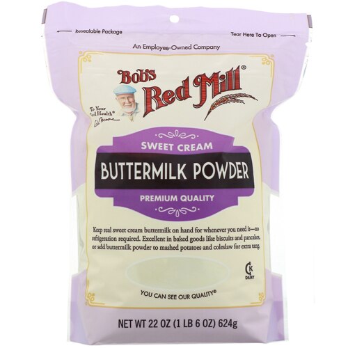 Bob's Red Mill Sweet Cream Buttermilk Powder Resealable Pouch -- 22 oz