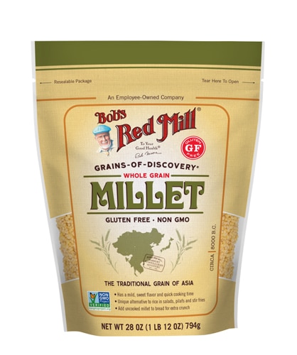 Bob's Red Mill Whole Grain Millet -- 28 oz Resealable Pouch
