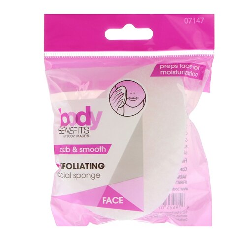 Body Benefits Exfoliating Facial Sponge -- 1 Sponge
